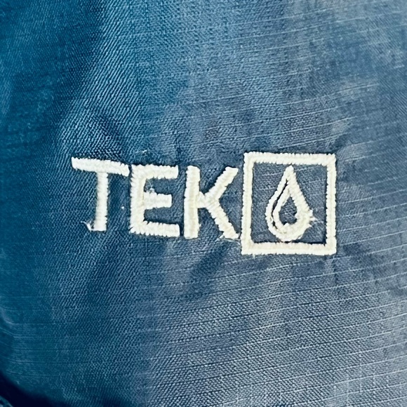 L.L. Bean Trail Model Rain Jacket Fleece-Lined Nautical Navy Size Medium Petite - Picture 9 of 13